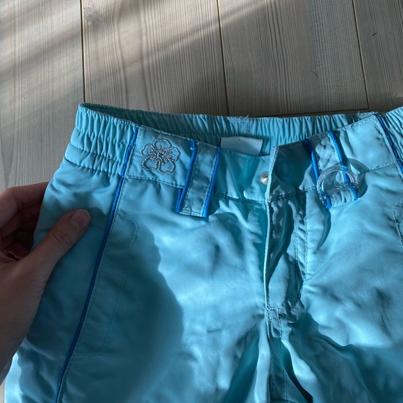 Girls Fleece Lined Snow Pants - Picture 2 of 5